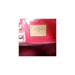 Pre Owned Louis Vuitton Red Monogram Vernis Reade PM Bag