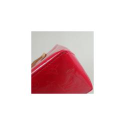 Pre Owned Louis Vuitton Red Monogram Vernis Reade PM Bag