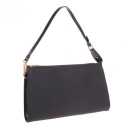 مملوكة مسبقًا Louis Vuitton Black Epi Pochette Accessoires