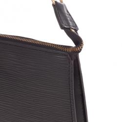 مملوكة مسبقًا Louis Vuitton Black Epi Pochette Accessoires
