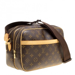 Pre Owned Louis Vuitton Monogram Canvas Reporter PM Bag