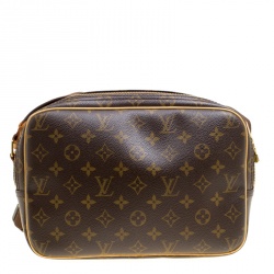 Pre Owned Louis Vuitton Monogram Canvas Reporter PM Bag