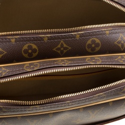 Pre Owned Louis Vuitton Monogram Canvas Reporter PM Bag