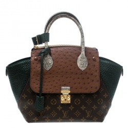 Louis Vuitton Limited Edition Green Exotique Monogram Majestueux Shoulder  Bag - Yoogi's Closet