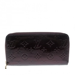 Louis Vuitton Amarante Monogram Vernis Zippy Wallet