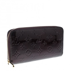 Louis Vuitton Amarante Monogram Vernis Zippy Wallet