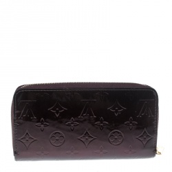 Louis Vuitton Amarante Monogram Vernis Zippy Wallet