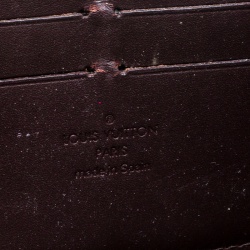 Louis Vuitton Amarante Monogram Vernis Zippy Wallet