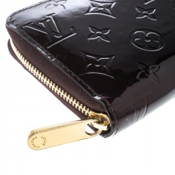 Louis Vuitton Amarante Monogram Vernis Zippy Wallet