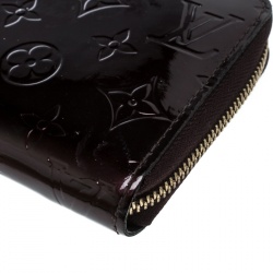Louis Vuitton Amarante Monogram Vernis Zippy Wallet