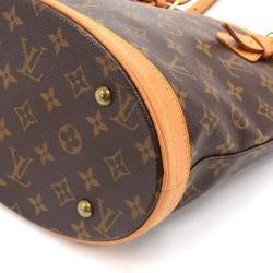 Pre Owned Louis Vuitton Monogram Canvas Petit Bucket Bag