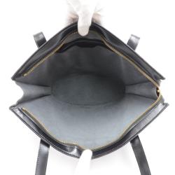 مملوكة مسبقًا حقيبة لوي فيتون سان جاكس جلد أيبي سوداء PM