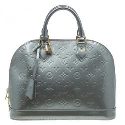 مملوكة مسبقًا Louis Vuitton Grey Monogram Vernis Alma PM