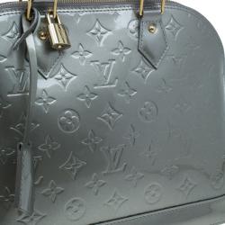 مملوكة مسبقًا Louis Vuitton Grey Monogram Vernis Alma PM