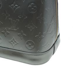 مملوكة مسبقًا Louis Vuitton Grey Monogram Vernis Alma PM