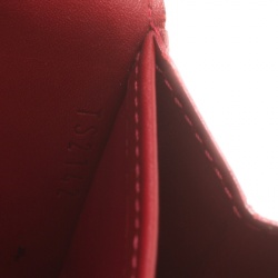 Louis Vuitton Rouge Grenadine Monogram Vernis Sarah Wallet