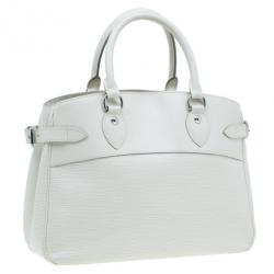 Pre Owned Louis Vuitton Ivory Epi Leather Passy Satchel PM