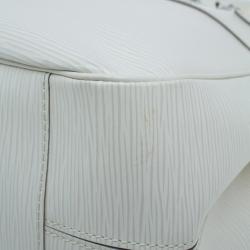 Pre Owned Louis Vuitton Ivory Epi Leather Passy Satchel PM