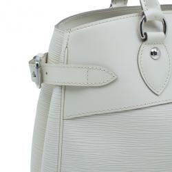 Pre Owned Louis Vuitton Ivory Epi Leather Passy Satchel PM