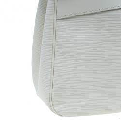 Pre Owned Louis Vuitton Ivory Epi Leather Passy Satchel PM