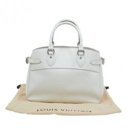 Pre Owned Louis Vuitton Ivory Epi Leather Passy Satchel PM