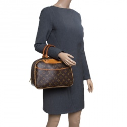 Pre Owned Louis Vuitton Monogram Canvas Deauville Bag