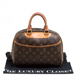 Pre Owned Louis Vuitton Monogram Canvas Deauville Bag