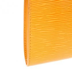 Pre Owned Louis Vuitton Orange Epi Pochette