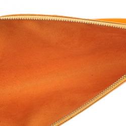 Pre Owned Louis Vuitton Orange Epi Pochette