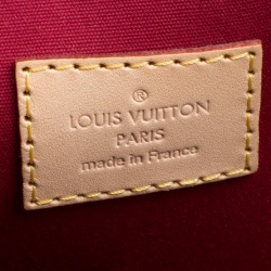 Pre Owned Louis Vuitton Pomme D’amour Monogram Vernis Alma MM Bag