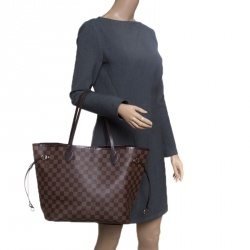 مملوكة مسبقًا Louis Vuitton Damier Ebene Canvas Neverfull MM Bag