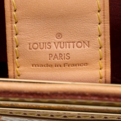 Pre Owned Louis Vuitton White Multicolor Monogram Canvas Judy MM Bag