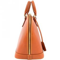 مملوكة مسبقًا حقيبة لوي فيتون ألما إصدار محدود جلد نوميد بنية فاتحة