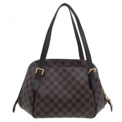 Pre Owned حقيبة لوي فيتون بيليم MM كانفاس داميير أيبين