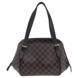 Pre Owned حقيبة لوي فيتون بيليم MM كانفاس داميير أيبين