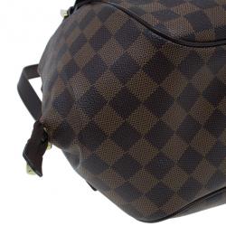 Pre Owned حقيبة لوي فيتون بيليم MM كانفاس داميير أيبين