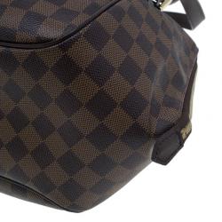 Pre Owned حقيبة لوي فيتون بيليم MM كانفاس داميير أيبين