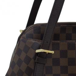 Pre Owned حقيبة لوي فيتون بيليم MM كانفاس داميير أيبين