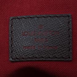 Pre Owned حقيبة لوي فيتون بيليم MM كانفاس داميير أيبين