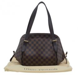 Pre Owned حقيبة لوي فيتون بيليم MM كانفاس داميير أيبين