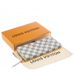 Pre Owned محفظة لوي فيتون كانفاس دامييه أزور بسحاب