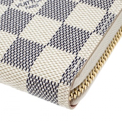 Pre Owned محفظة لوي فيتون كانفاس دامييه أزور بسحاب