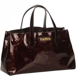 Pre Owned Louis Vuitton Vernis Wilshire PM Everyday Bag