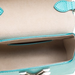 Pre Owned Louis Vuitton Turquoise Epi Leather Twist PM Bag