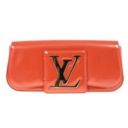 Sobe patent leather clutch bag Louis Vuitton Gold in Patent leather -  29354131
