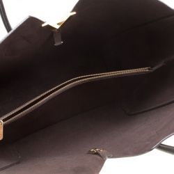 Pre Owned Louis Vuitton Brown/Black Monogram Canvas and Leather Kimono MM Bag 