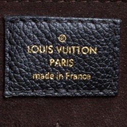 Pre Owned Louis Vuitton Brown/Black Monogram Canvas and Leather Kimono MM Bag 