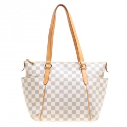 مملوكة مسبقًا Louis Vuitton Damier Azur Canvas and Leather Totally PM Bag