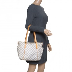 مملوكة مسبقًا Louis Vuitton Damier Azur Canvas and Leather Totally PM Bag
