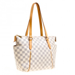 مملوكة مسبقًا Louis Vuitton Damier Azur Canvas and Leather Totally PM Bag